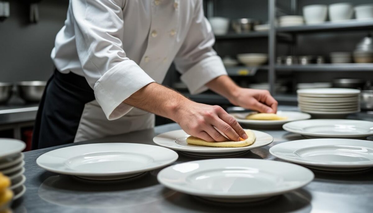 découvrez le secret bien gardé des restaurants à la vaisselle toujours impeccable et leur rituel discret qui garantit une présentation parfaite à chaque service.
